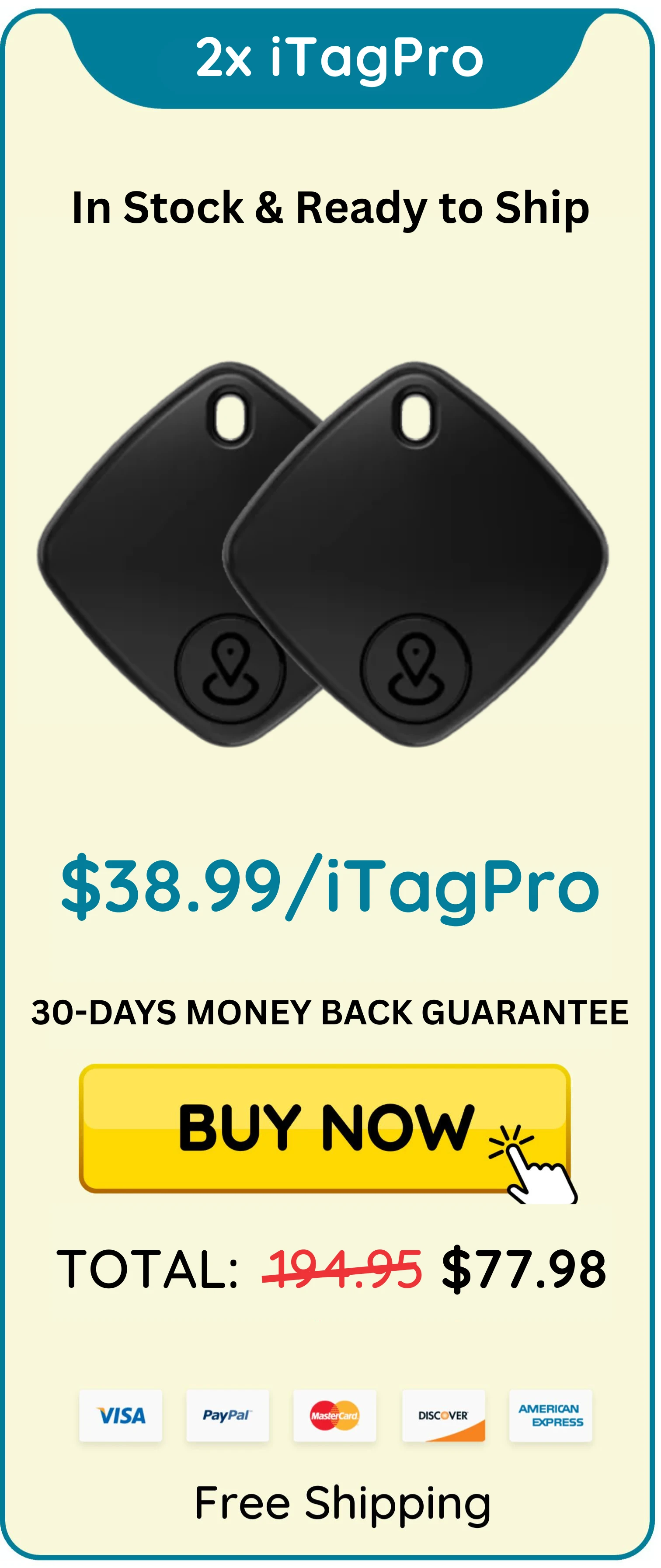 iTagPro offer price 
